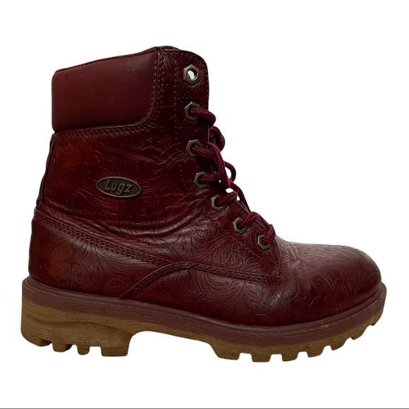 Lugz Shoes Lugz Boots Maroon Burgundy Casual Work Boot Women Sz 6